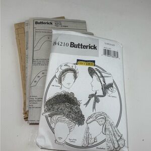 Butterick Women's Historical Hat  #B4210